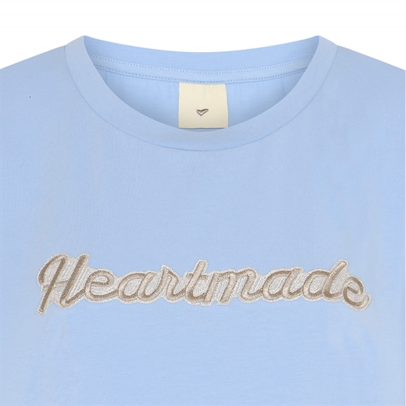Heartmade Efia Logo T-shirt, Dust Blue